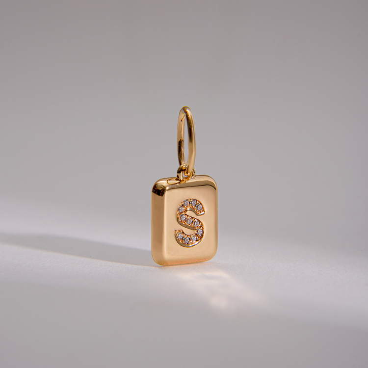 PINGENTE CHARM BAR LETRA S