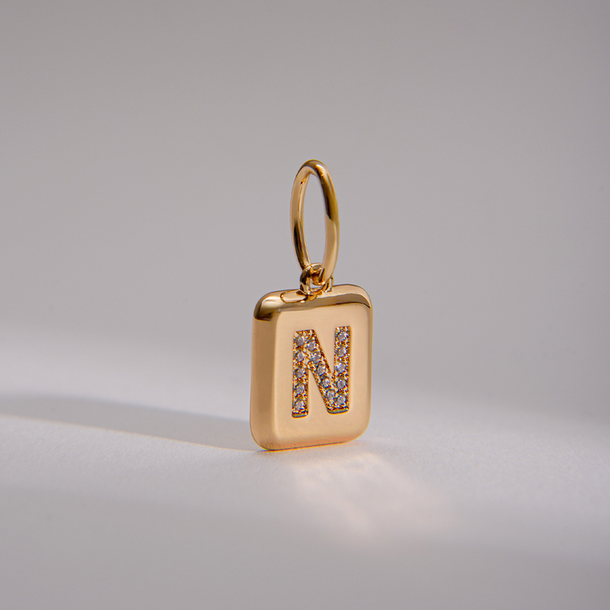PINGENTE CHARM BAR LETRA N