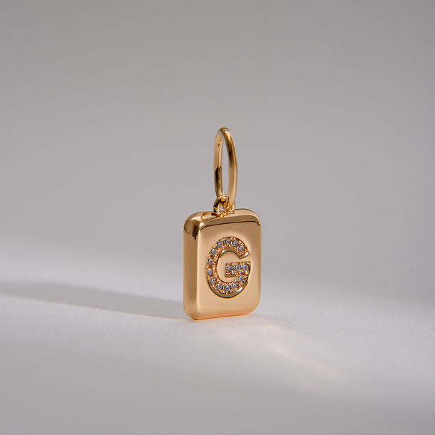 PINGENTE CHARM BAR LETRA G