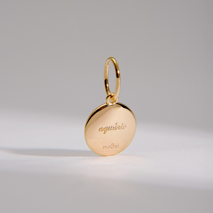 PINGENTE CHARM BAR SIGNO AQUÁRIO