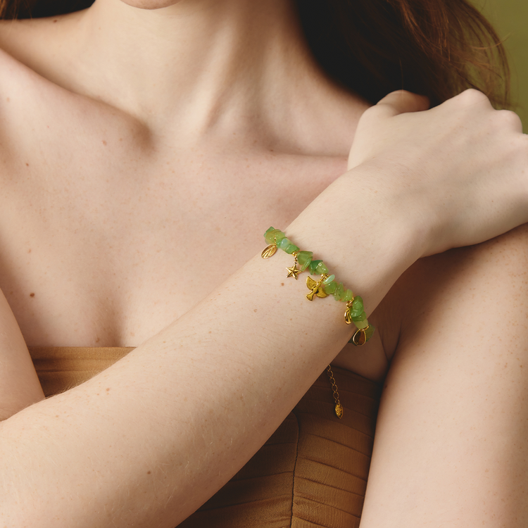 PULSEIRA ENCONTRO QUARTZO VERDE