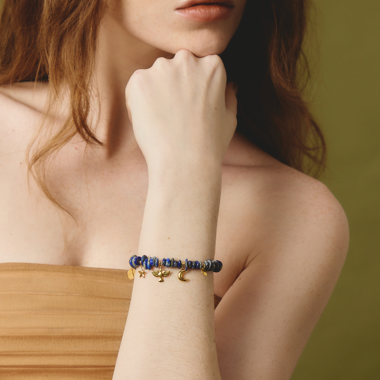 PULSEIRA ENCONTRO LÁPIS LAZULI