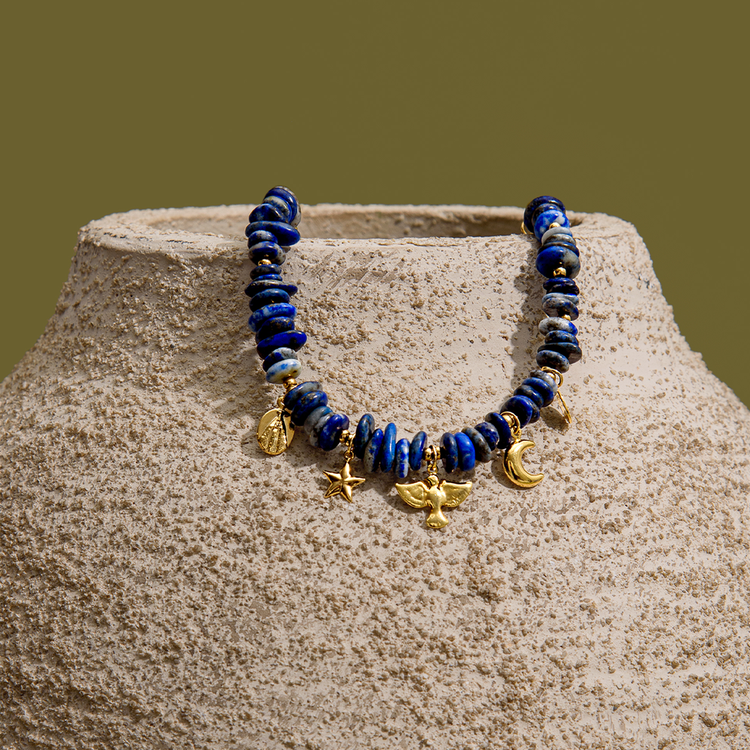 PULSEIRA ENCONTRO LÁPIS LAZULI