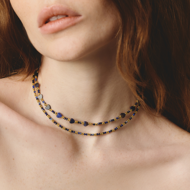 COLAR ENCONTRO LÁPIS LAZULI