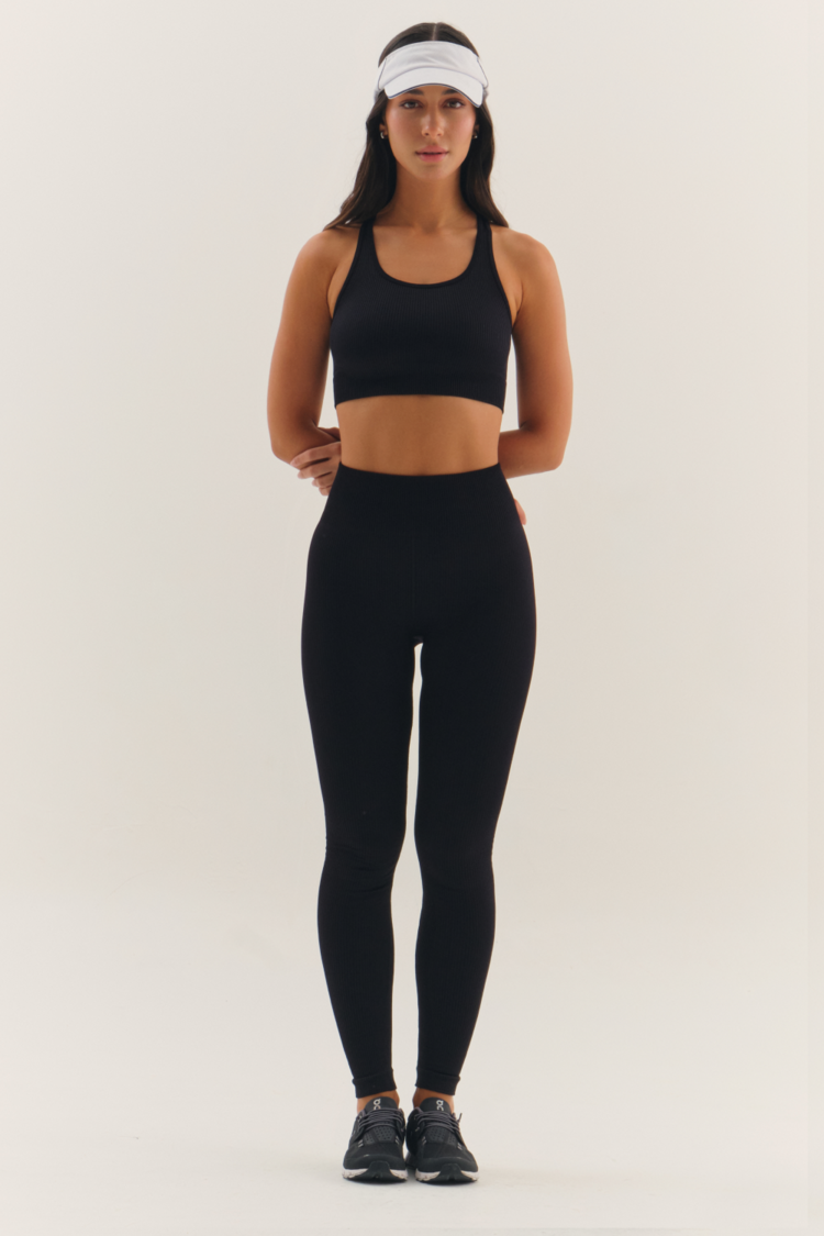 Open Era — LEGGING ANKLE CANELADO SEM COSTURA PREMIUM