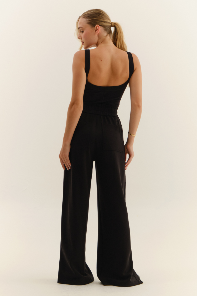 Open Era — CALÇA WIDE COM BOTÕES SCUBA