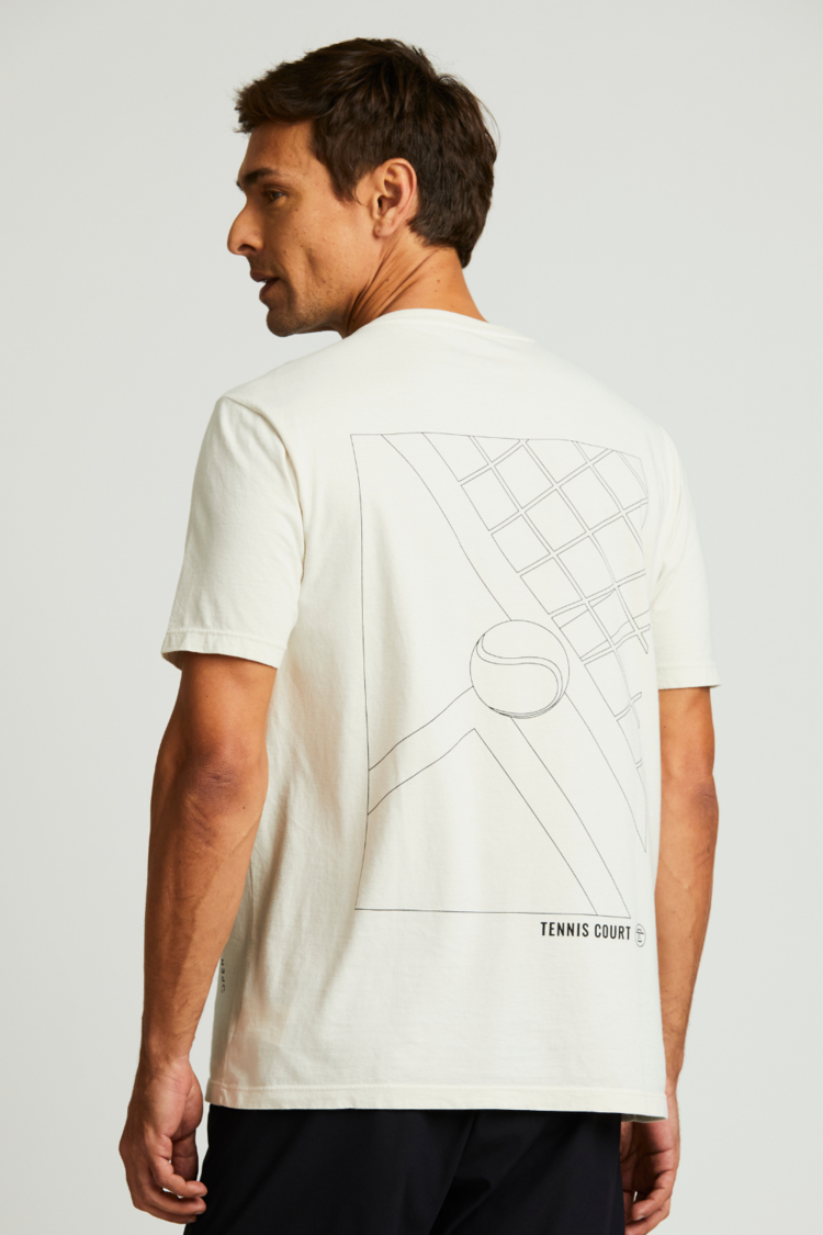 Open Era — CAMISETA ALGODÃO ESTAMPA OFF TENIS