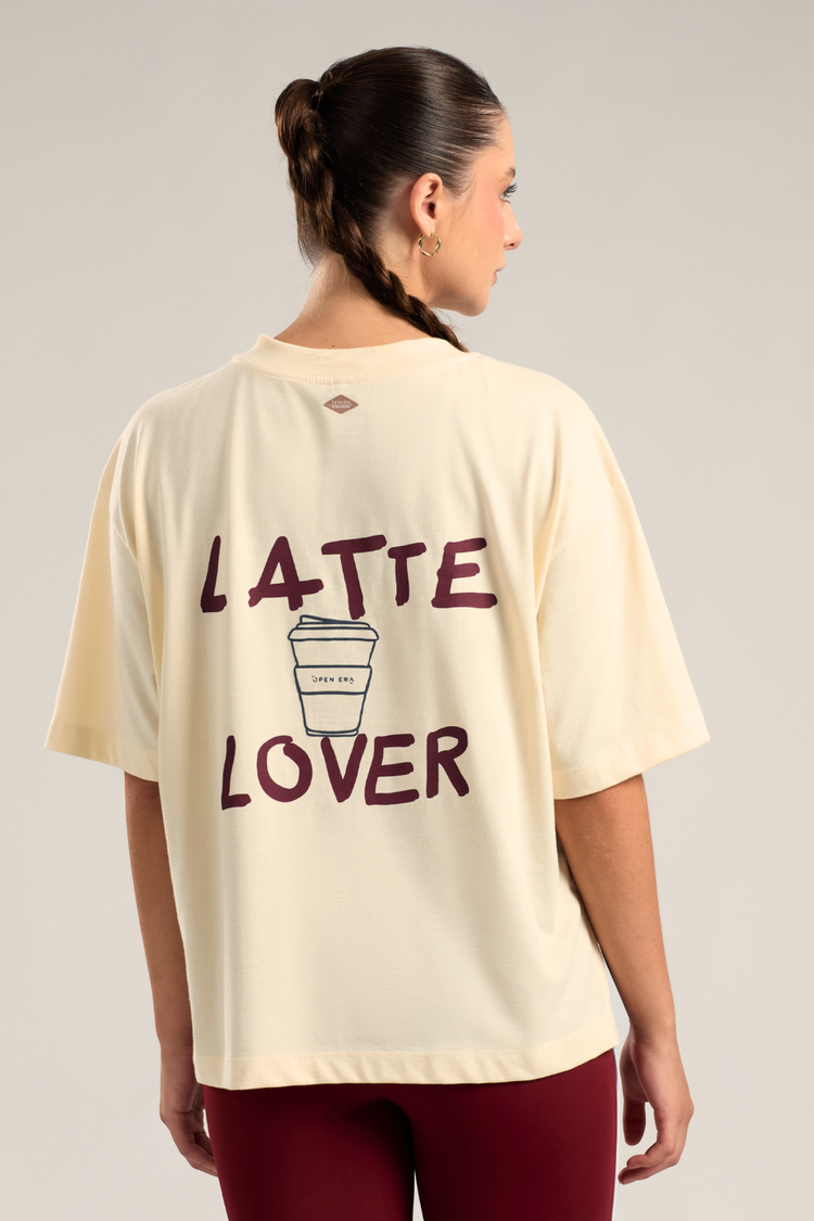 Open Era — CAMISETA OVERSIZED LATTE BY MICA