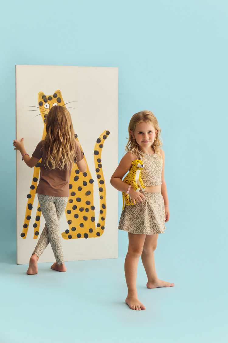 Open Era — TOP REGATA ANIMAL PRINT CHEETAH INFANTIL