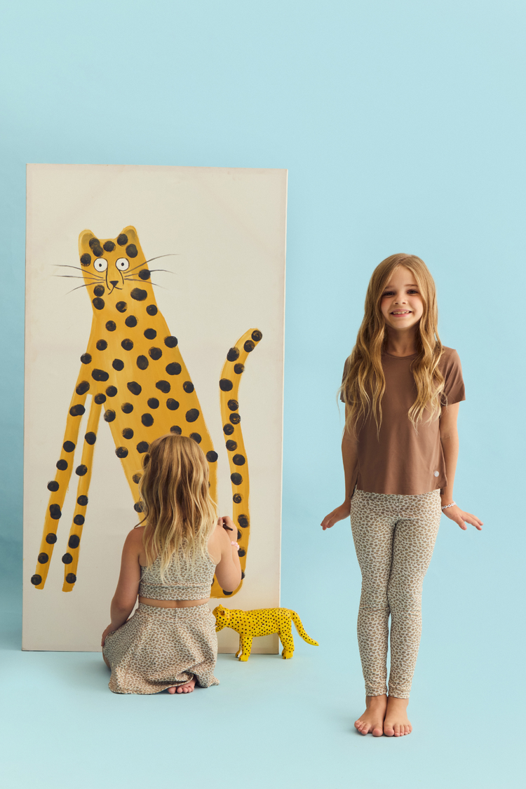 Open Era — LEGGING ANIMAL PRINT CHEETAH INFANTIL