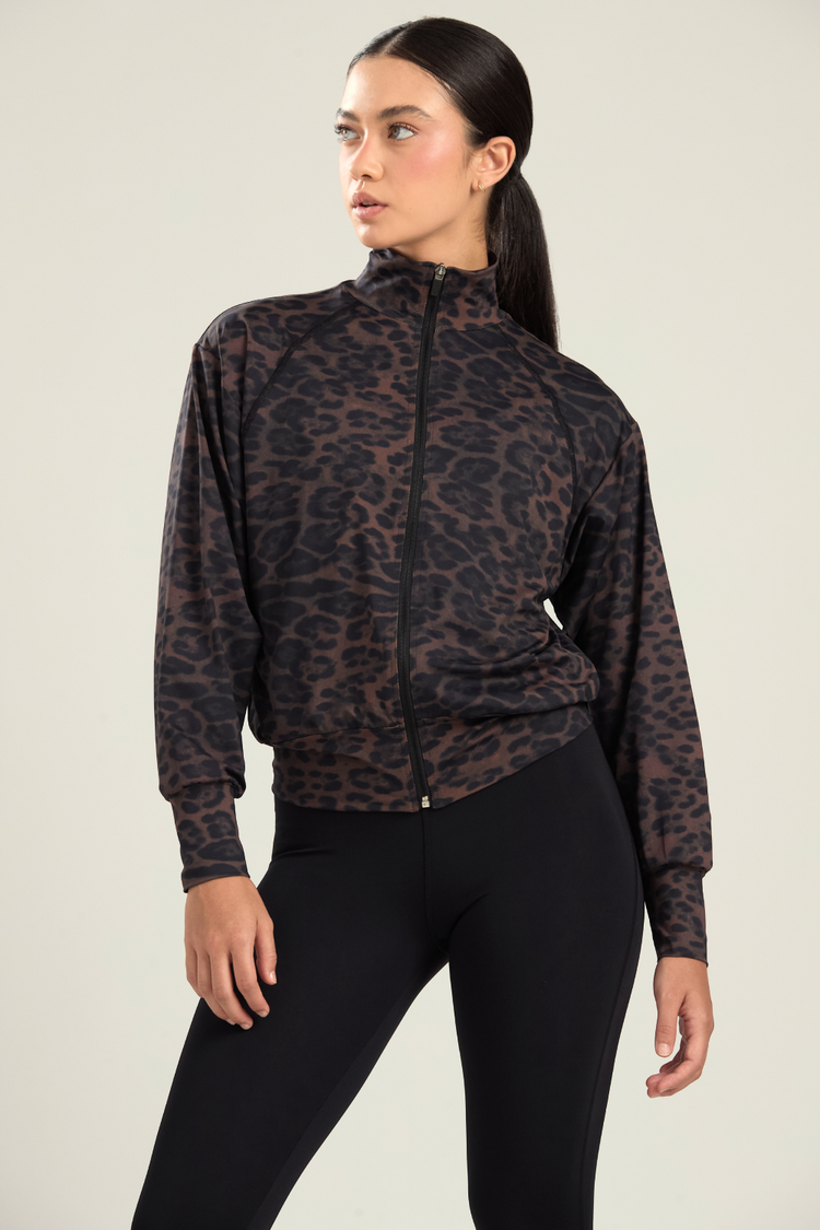 Open Era — JAQUETA BOMBER ANIMAL PRINT