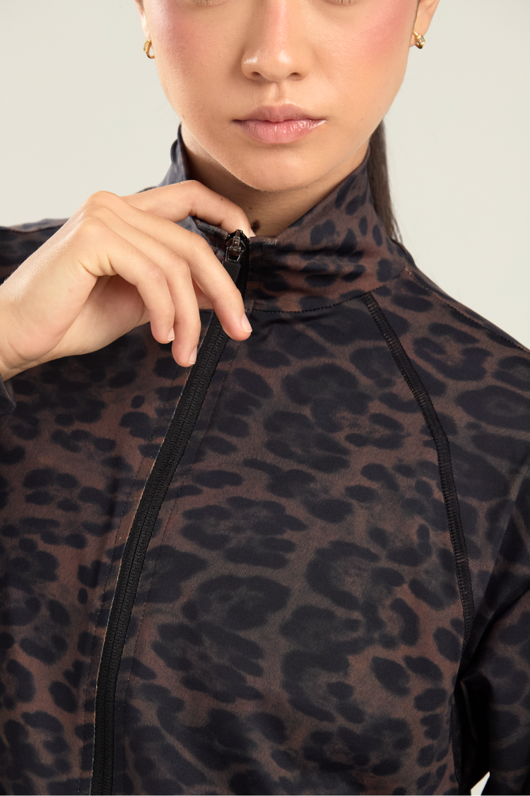 Open Era — JAQUETA BOMBER ANIMAL PRINT